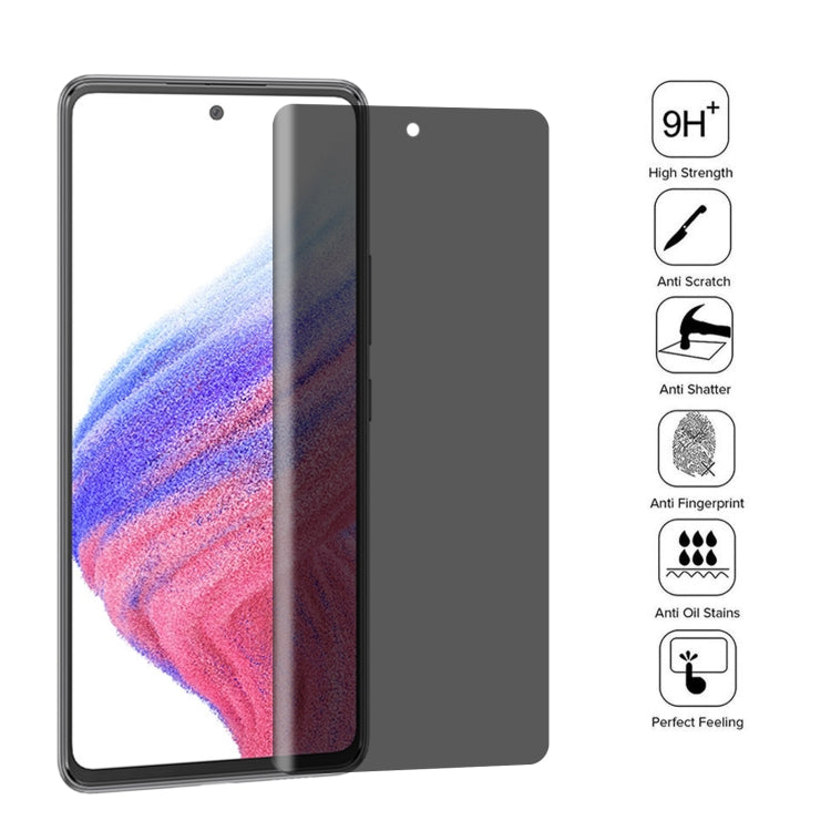 25 PCS Full Cover Anti-peeping Tempered Glass Film For Samsung Galaxy A53 5G