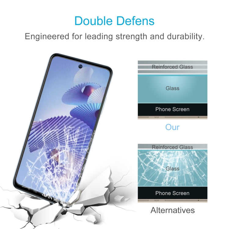 10 PCS 0.26mm 9H 2.5D Tempered Glass Film For ZTE Blade V40 Pro