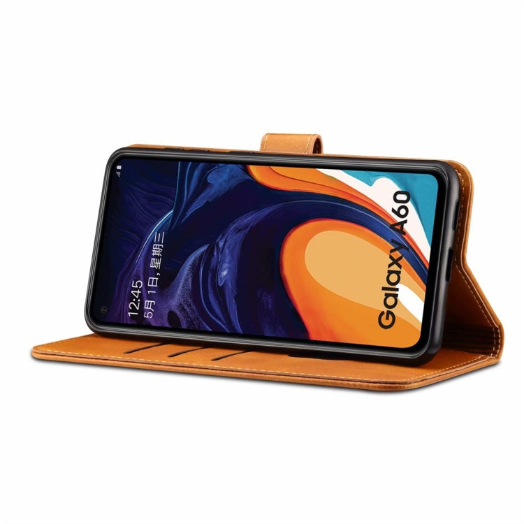 For Galaxy A40 GUSSIM Business Style Horizontal Flip Leather Case with Holder & Card Slots & Wallet