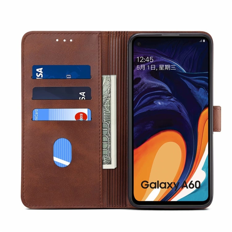 For Galaxy A40 GUSSIM Business Style Horizontal Flip Leather Case with Holder & Card Slots & Wallet