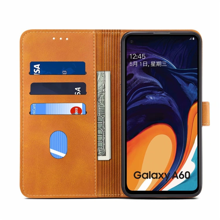 For Galaxy A40 GUSSIM Business Style Horizontal Flip Leather Case with Holder & Card Slots & Wallet