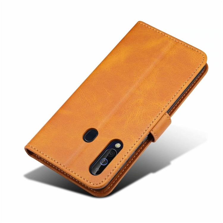 For Galaxy A60 GUSSIM Business Style Horizontal Flip Leather Case with Holder & Card Slots & Wallet