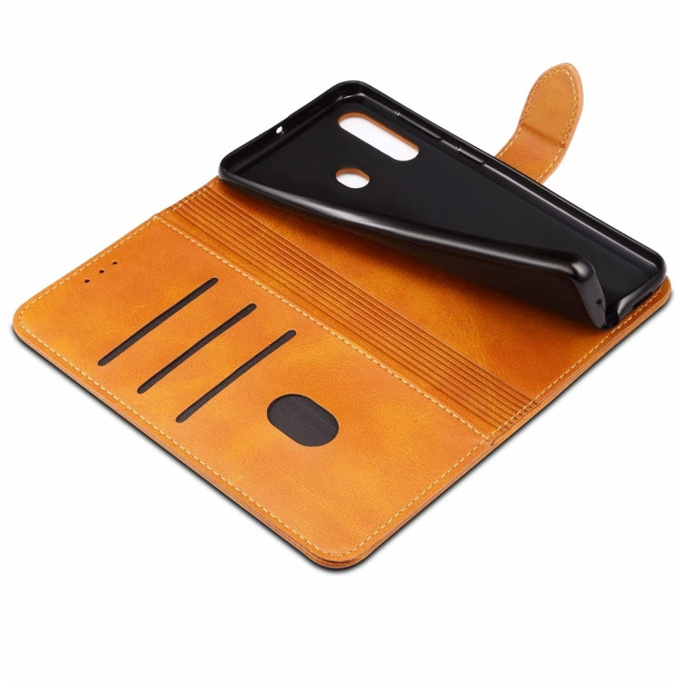 For Galaxy A60 GUSSIM Business Style Horizontal Flip Leather Case with Holder & Card Slots & Wallet