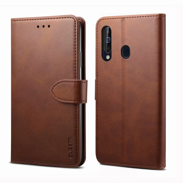 For Galaxy A60 GUSSIM Business Style Horizontal Flip Leather Case with Holder & Card Slots & Wallet