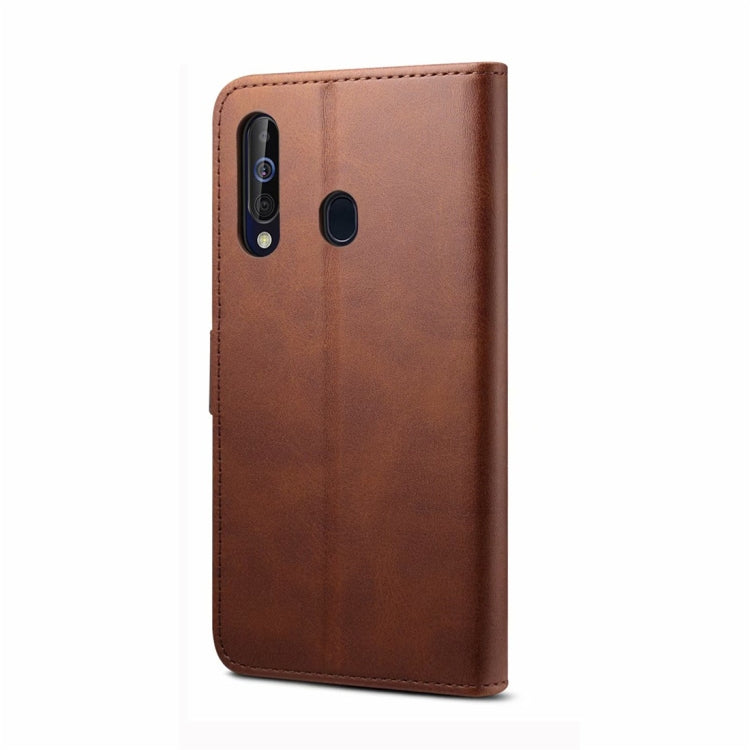 For Galaxy A60 GUSSIM Business Style Horizontal Flip Leather Case with Holder & Card Slots & Wallet