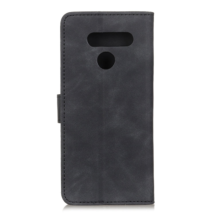 For LG Q70 KHAZNEH Retro Texture PU + TPU Horizontal Flip Leather Case with Holder & Card Slots & Wallet