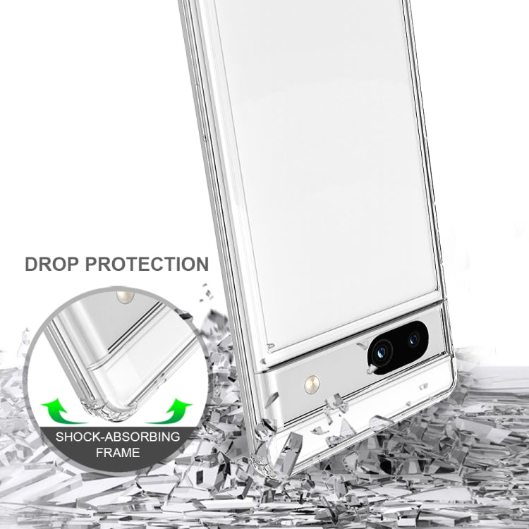 For Google Pixel 7A Scratchproof Acrylic TPU Phone Case (Transparent)
