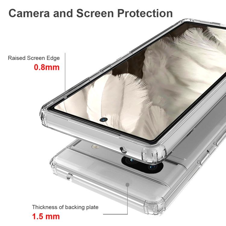 For Google Pixel 7A Scratchproof Acrylic TPU Phone Case (Transparent)