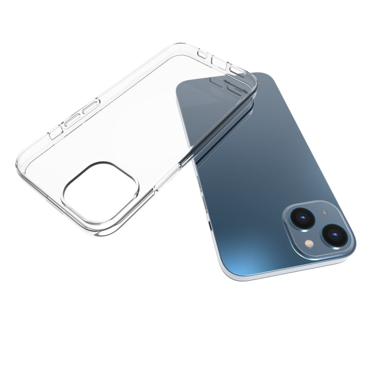 For iPhone 14 Plus Transparent TPU Phone Case