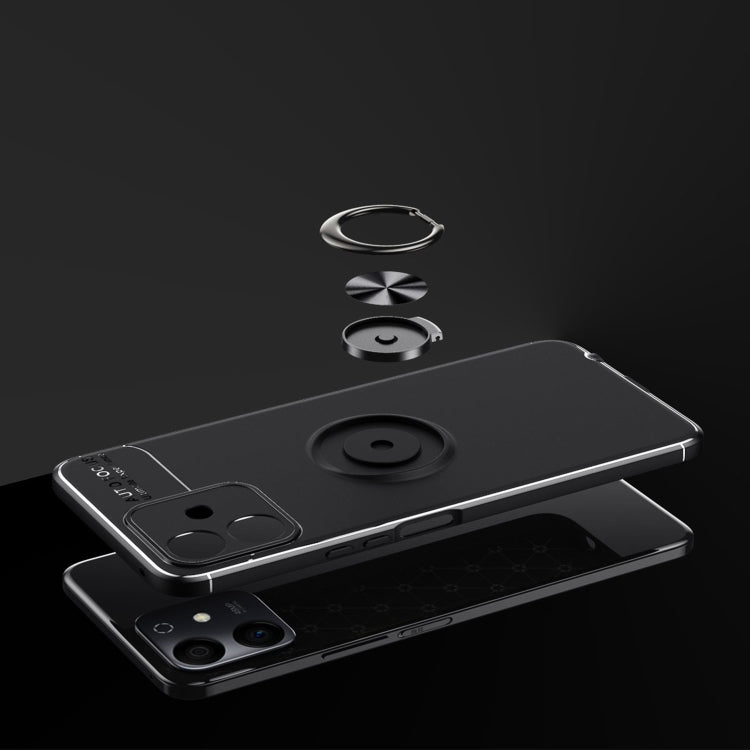 For Honor Play6T Pro Metal Ring Holder 360 Degree Rotating TPU Phone Case