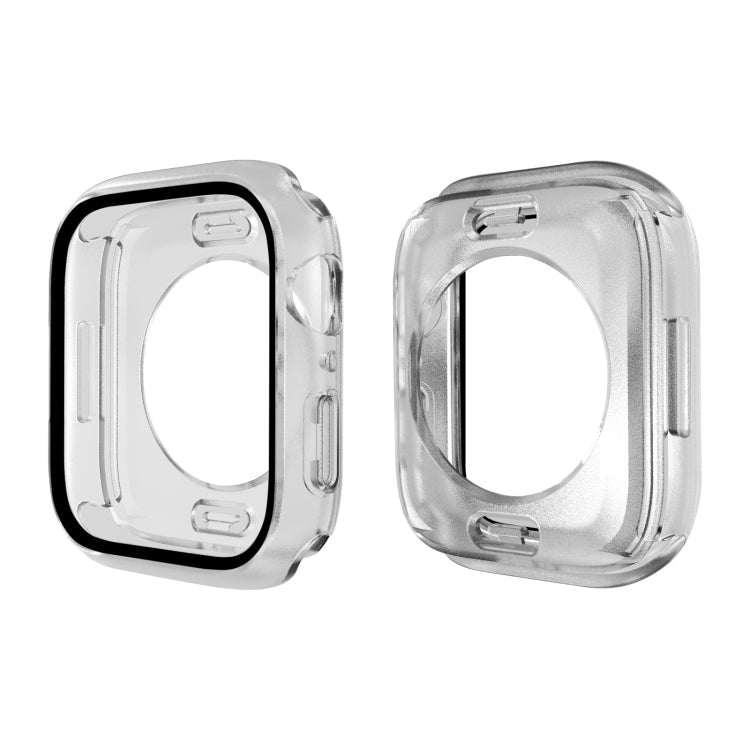 PC + Tempered Glass Film Waterproof Watch Case with Lower Cover For Apple Watch Series 8 / 7 45mm