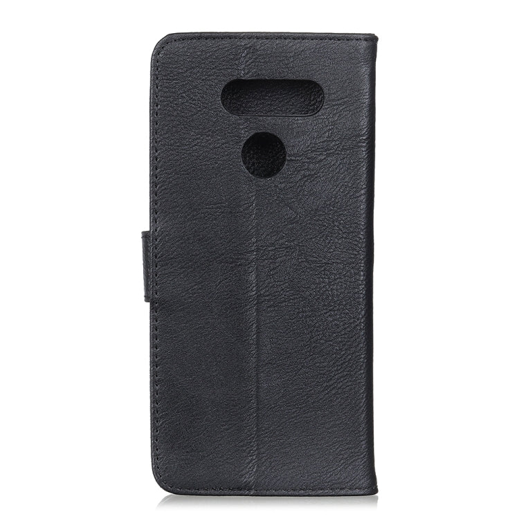 For LG Q70 KHAZNEH Cowhide Texture PU + TPU Horizontal Flip Leather Case with Holder & Card Slots & Wallet