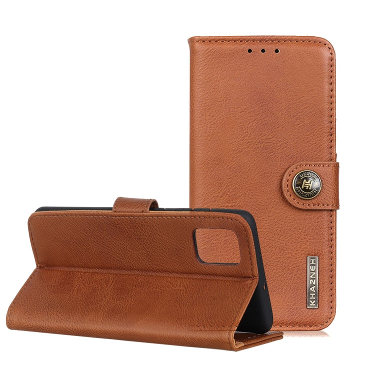For Huawei P40 Pro KHAZNEH Cowhide Texture PU + TPU Horizontal Flip Leather Case with Holder & Card Slots & Wallet