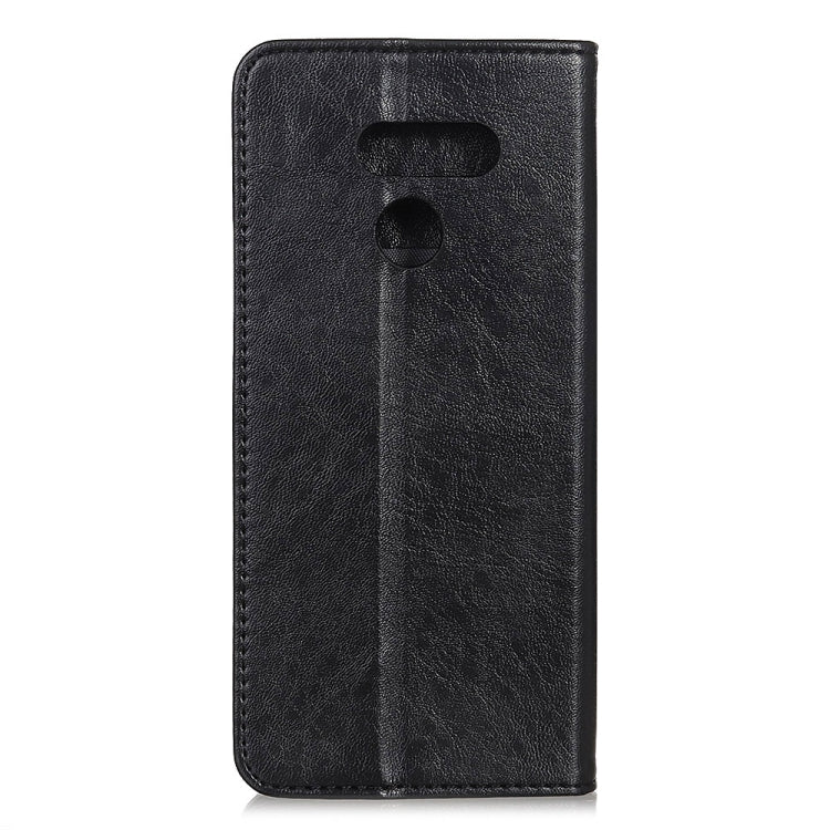 For LG Q70 Magnetic Crazy Horse Texture Horizontal Flip Leather Case with Holder & Card Slots & Wallet