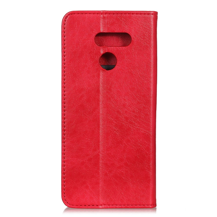 For LG Q70 Magnetic Crazy Horse Texture Horizontal Flip Leather Case with Holder & Card Slots & Wallet