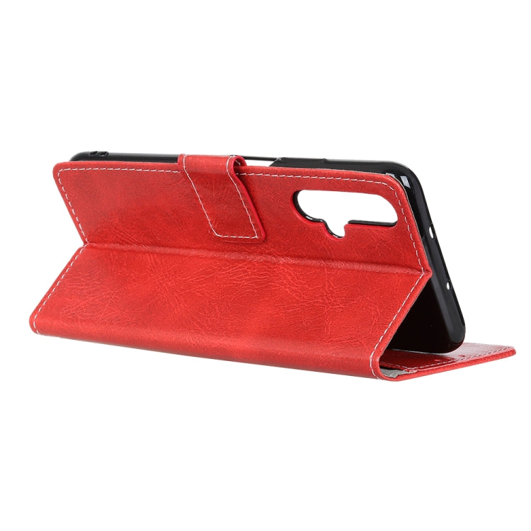 For OPPO Realme X50 Retro Crazy Horse Texture Horizontal Flip Leather Case with Holder & Card Slots & Photo Frame & Wallet