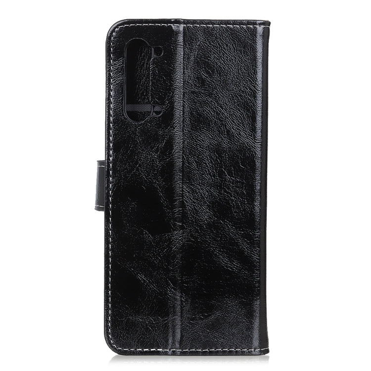 For OPPO Reno 3 Retro Crazy Horse Texture Horizontal Flip Leather Case with Holder & Card Slots & Photo Frame & Wallet
