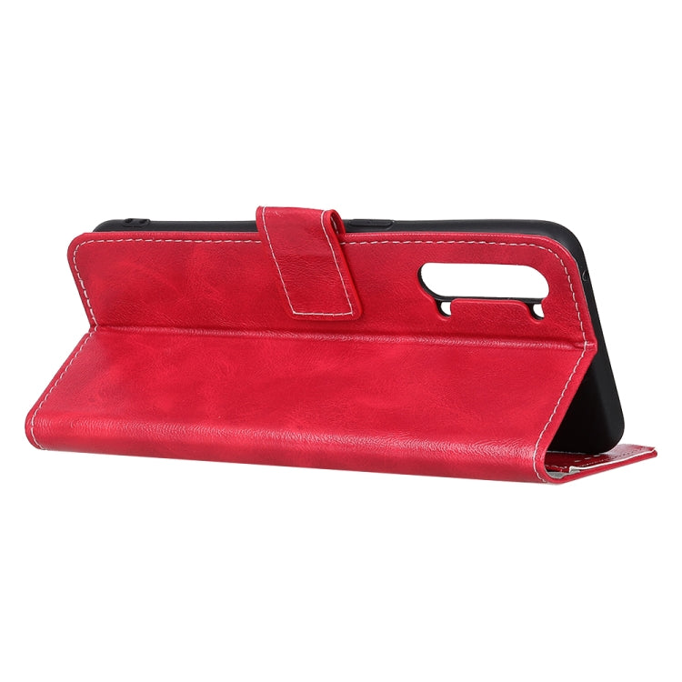 For OPPO Reno 3 Retro Crazy Horse Texture Horizontal Flip Leather Case with Holder & Card Slots & Photo Frame & Wallet