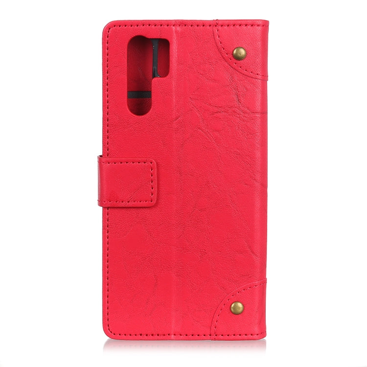 For OPPO A91 Copper Buckle Retro Crazy Horse Texture Horizontal Flip Leather Case with Holder & Card Slots & Wallet