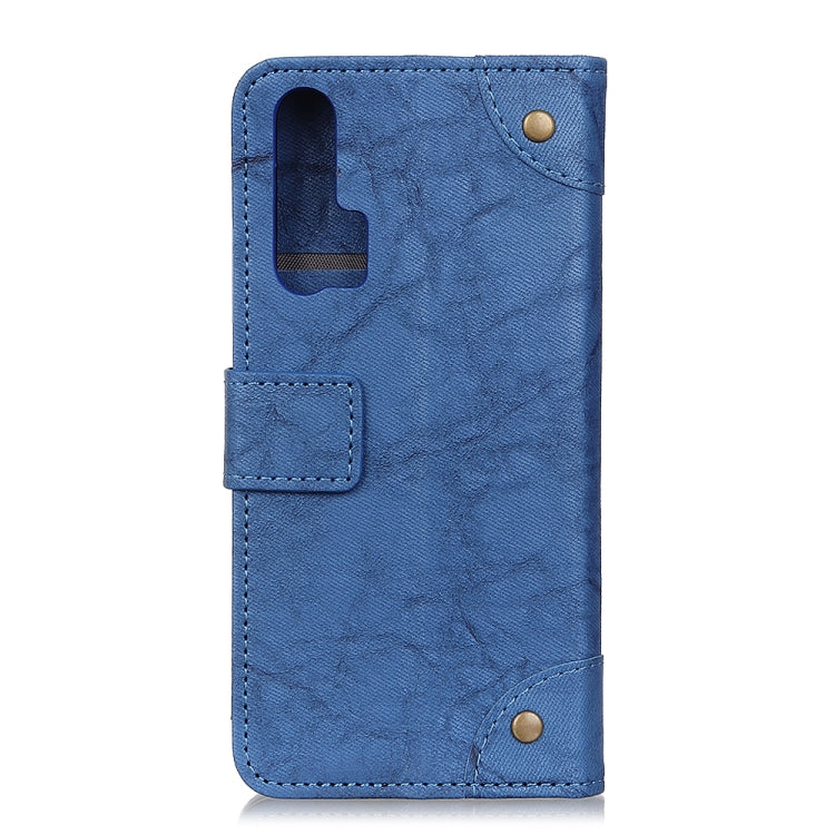 For UMIDIGI F2 Copper Buckle Retro Crazy Horse Texture Horizontal Flip Leather Case with Holder & Card Slots & Wallet
