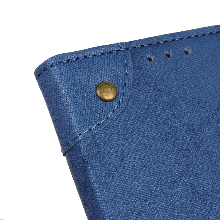 For Huawei P40 Pro Copper Buckle Retro Crazy Horse Texture Horizontal Flip Leather Case with Holder & Card Slots & Wallet