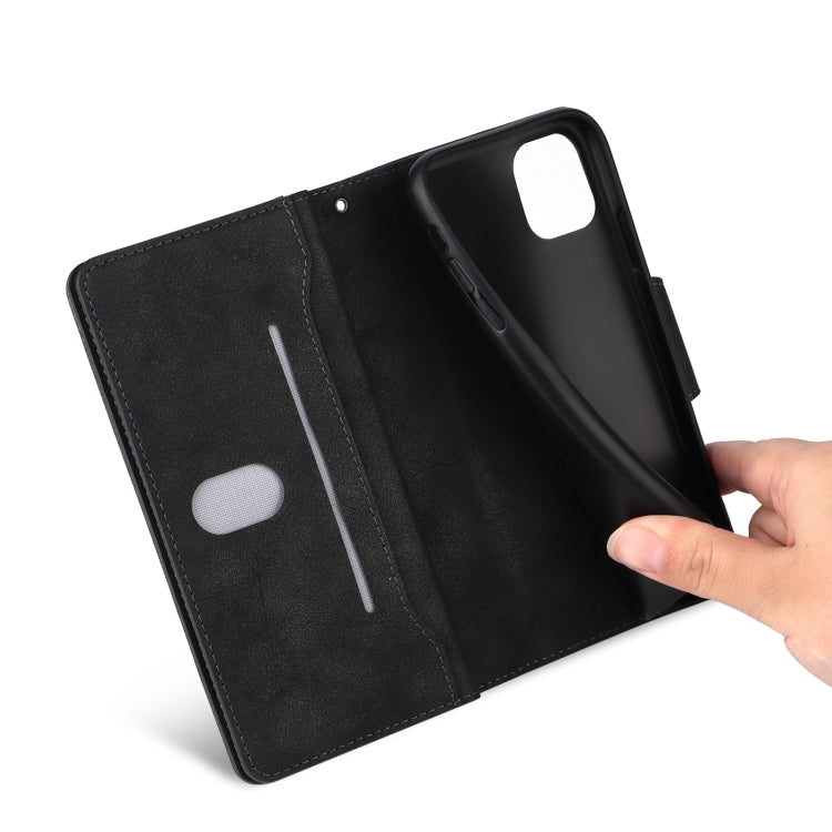 For Samsung Galaxy A22 5G Rivet Buckle 9 Cards Three Fold Leather Phone Case