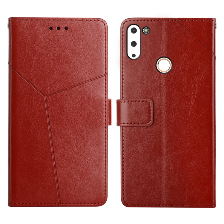 For Gigaset GS4 Y Stitching Horizontal Flip Leather Phone Case