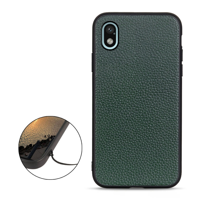 For Sony Xperia Ace III Litchi Texture Leather Shockproof Phone Case