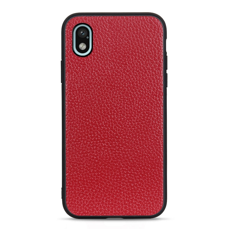 For Sony Xperia Ace III Litchi Texture Leather Shockproof Phone Case