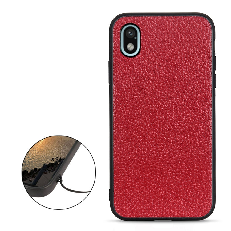 For Sony Xperia Ace III Litchi Texture Leather Shockproof Phone Case