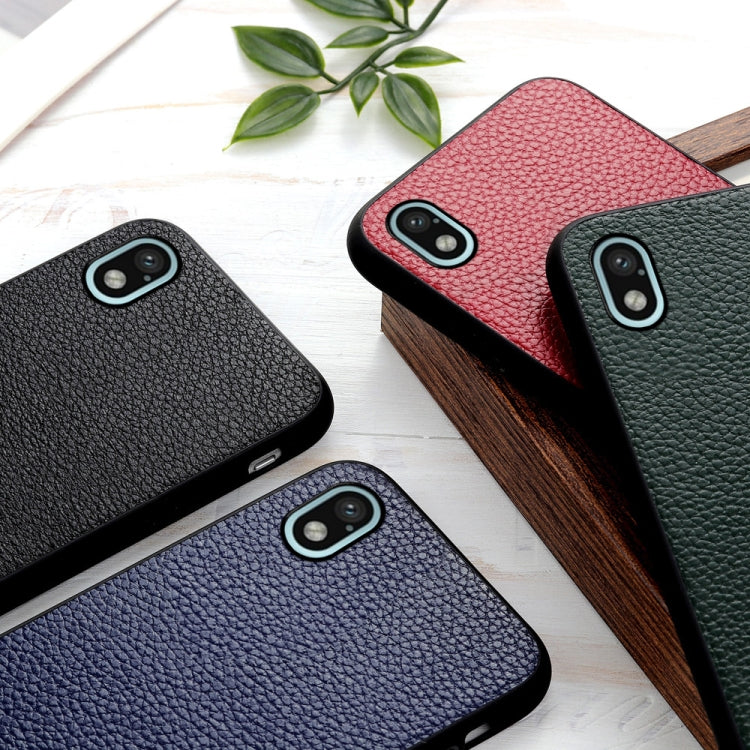 For Sony Xperia Ace III Litchi Texture Leather Shockproof Phone Case