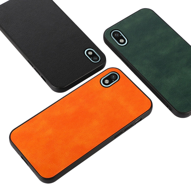 For Sony Xperia Ace III Two-color Litchi Texture Phone Case