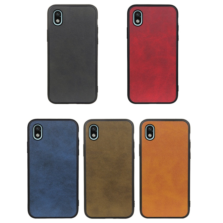 For Sony Xperia Ace III Two-color Cowhide Texture PU Shockproof Phone Case