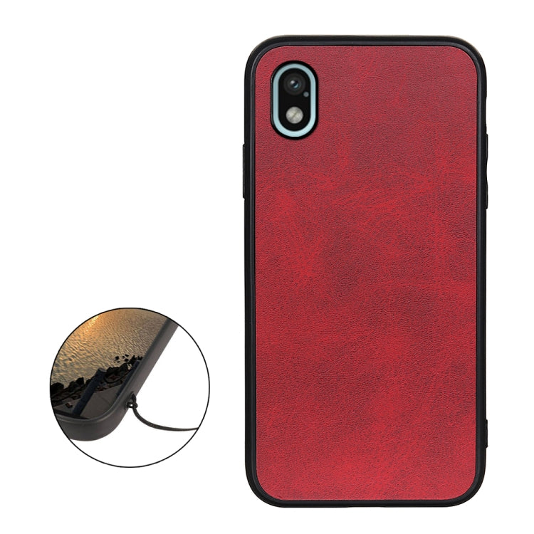 For Sony Xperia Ace III Two-color Cowhide Texture PU Shockproof Phone Case