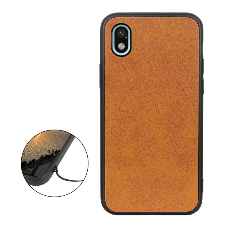 For Sony Xperia Ace III Two-color Cowhide Texture PU Shockproof Phone Case