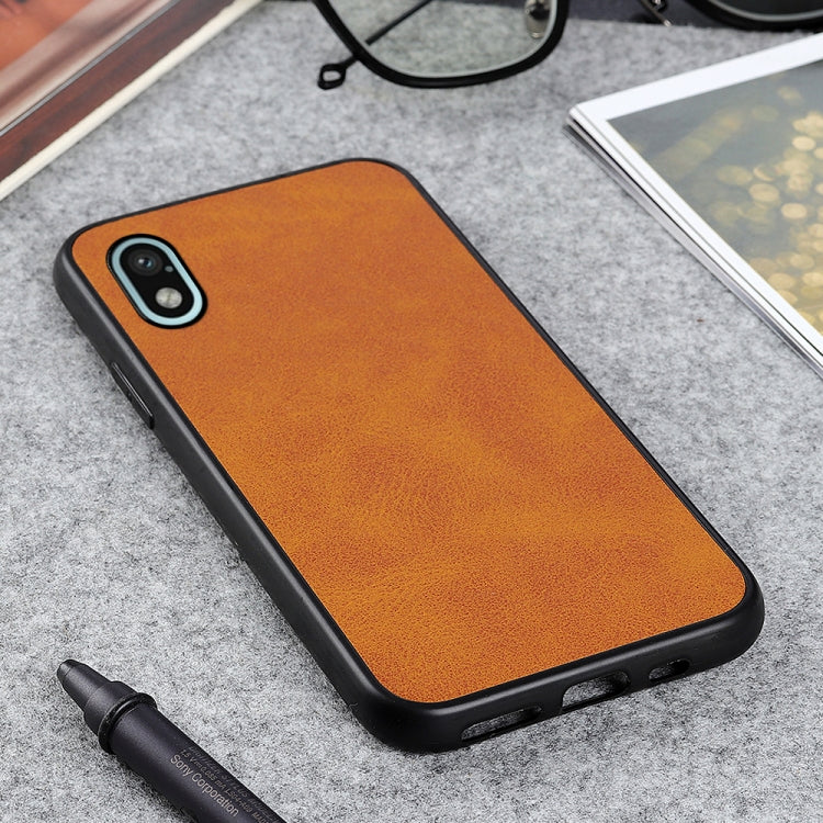 For Sony Xperia Ace III Two-color Cowhide Texture PU Shockproof Phone Case