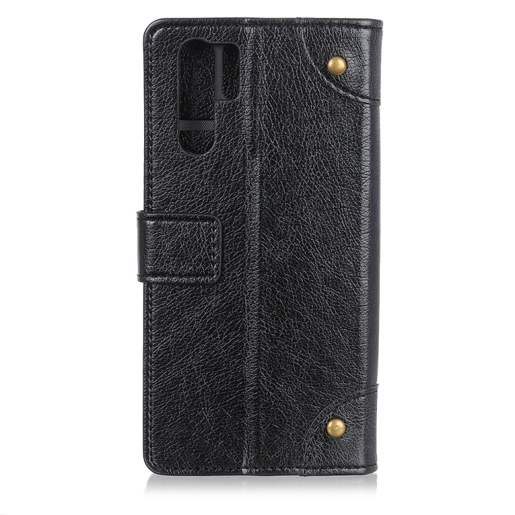 For OPPO A91 Copper Buckle Nappa Texture Horizontal Flip Leather Case with Holder & Card Slots & Wallet
