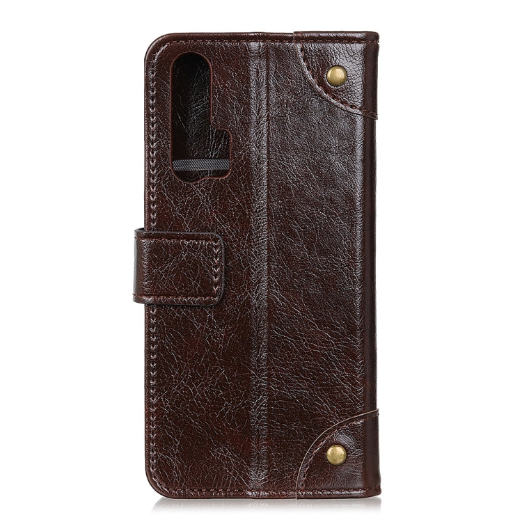 For UMIDIGI F2 Copper Buckle Nappa Texture Horizontal Flip Leather Case with Holder & Card Slots & Wallet