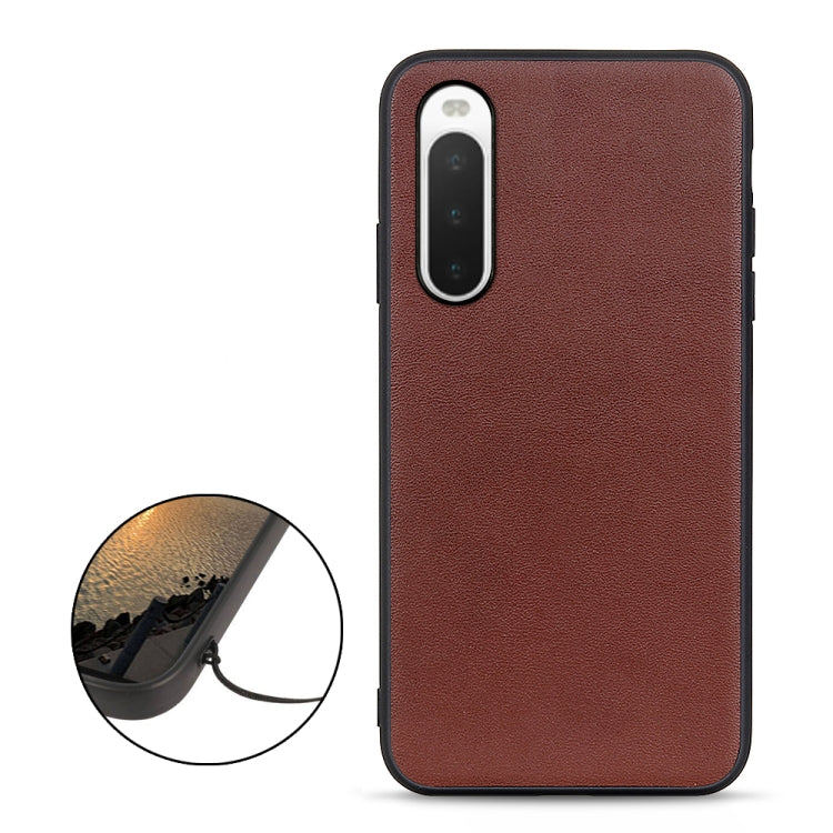 For Sony Xperia 10 IV Sheep Texture Leather Phone Case