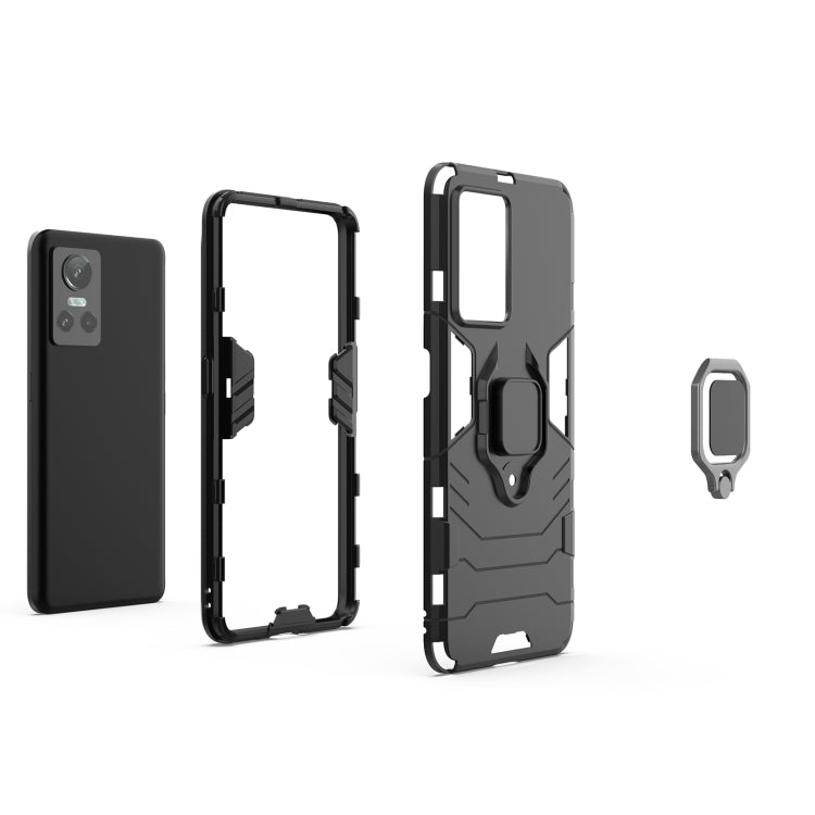 For Realme GT Neo3 Shockproof PC + TPU Holder Phone Case