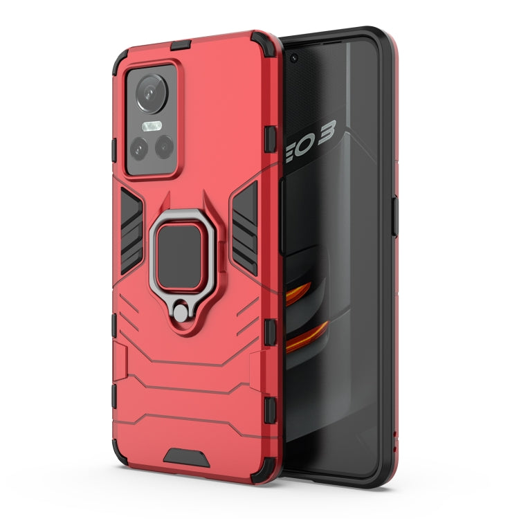 For Realme GT Neo3 Shockproof PC + TPU Holder Phone Case