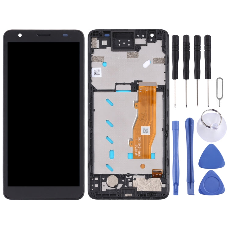 OEM LCD Screen For ZTE Blade A3 2020 Digitizer Full Assembly with Frameï¼ˆBlack)