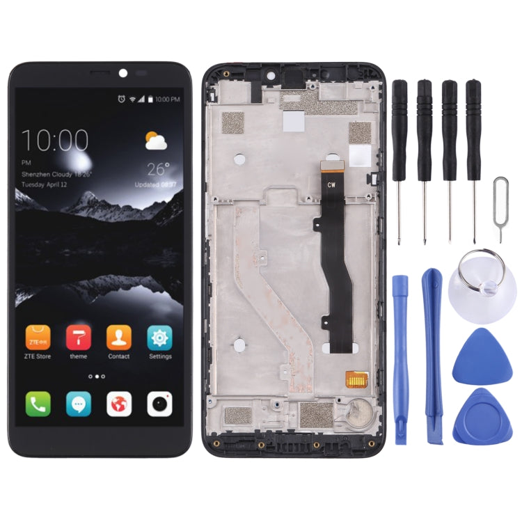 OEM LCD Screen For ZTE Blade A530 Digitizer Full Assembly with Frameï¼ˆBlack)