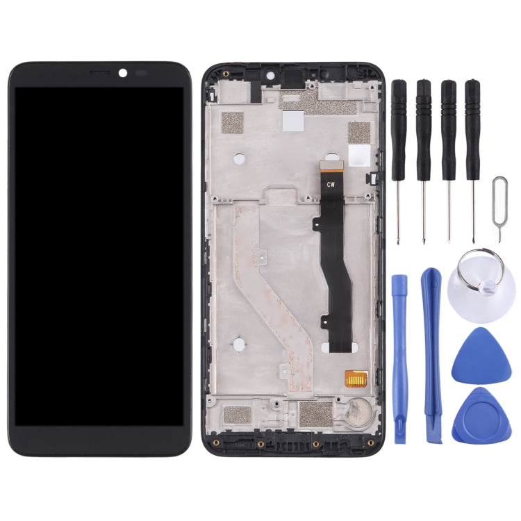 OEM LCD Screen For ZTE Blade A530 Digitizer Full Assembly with Frameï¼ˆBlack)