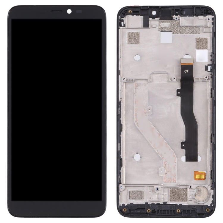 OEM LCD Screen For ZTE Blade A530 Digitizer Full Assembly with Frameï¼ˆBlack)