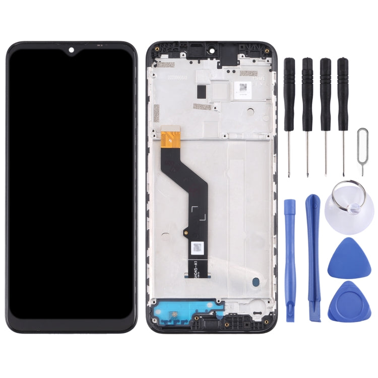 OEM LCD Screen For Lenovo K12 Note Digitizer Full Assembly with Frame (Black)