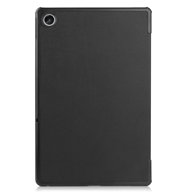 For Lenovo Tab M10 Plus 10.6 3rd Gen 2022 Custer Texture 3-Fold Holder Smart Leather Tablet Case