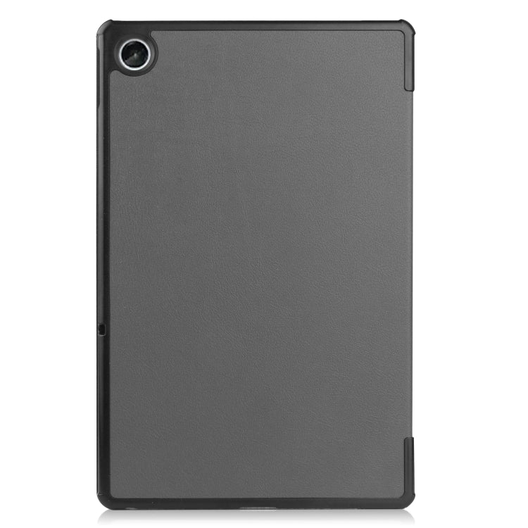 For Lenovo Tab M10 Plus 10.6 3rd Gen 2022 Custer Texture 3-Fold Holder Smart Leather Tablet Case