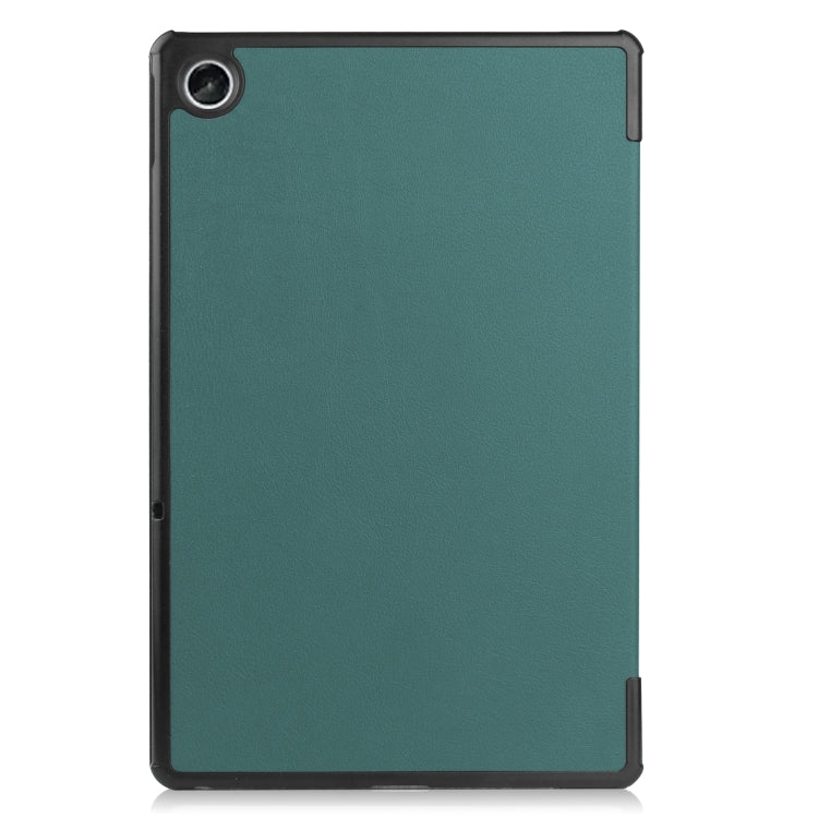 For Lenovo Tab M10 Plus 10.6 3rd Gen 2022 Custer Texture 3-Fold Holder Smart Leather Tablet Case