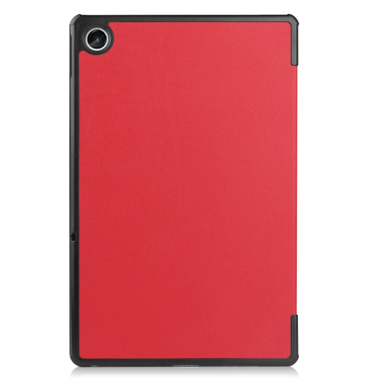 For Lenovo Tab M10 Plus 10.6 3rd Gen 2022 Custer Texture 3-Fold Holder Smart Leather Tablet Case